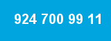 924 700 99 11 924 700 99 11